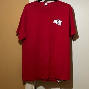 Red Graphic Men's T-Shirt Georgia bulldogs size L